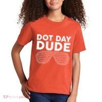 Dot Day Dude Shutter Shades Sunglasses Kids T-Shirt thumb 2