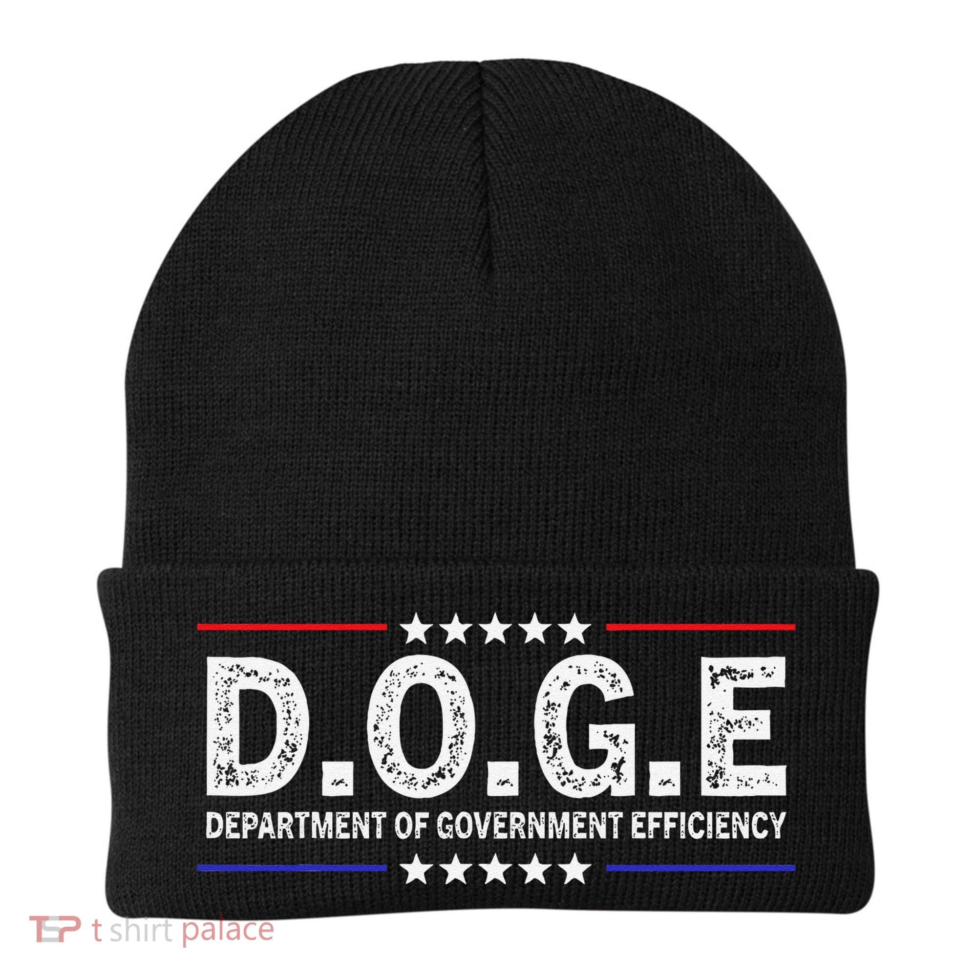 D.O.G.E Doge Department Of Government Efficiency Beanie