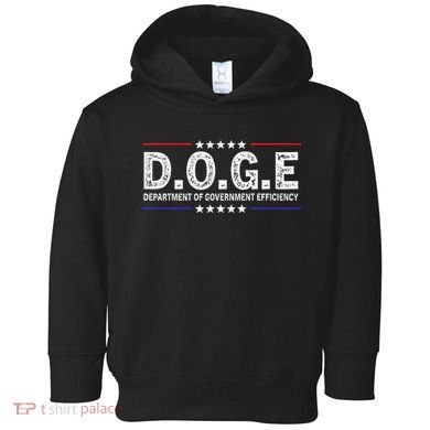 D.O.G.E Doge Department Of Government Efficiency Toddler Hoodie