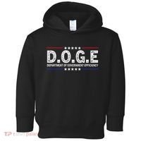 D.O.G.E Doge Department Of Government Efficiency Toddler Hoodie thumb 0