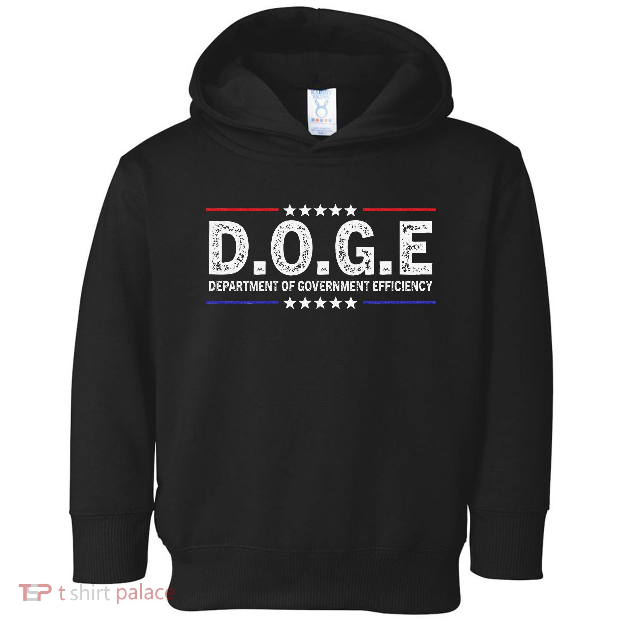D.O.G.E Doge Department Of Government Efficiency Toddler Hoodie