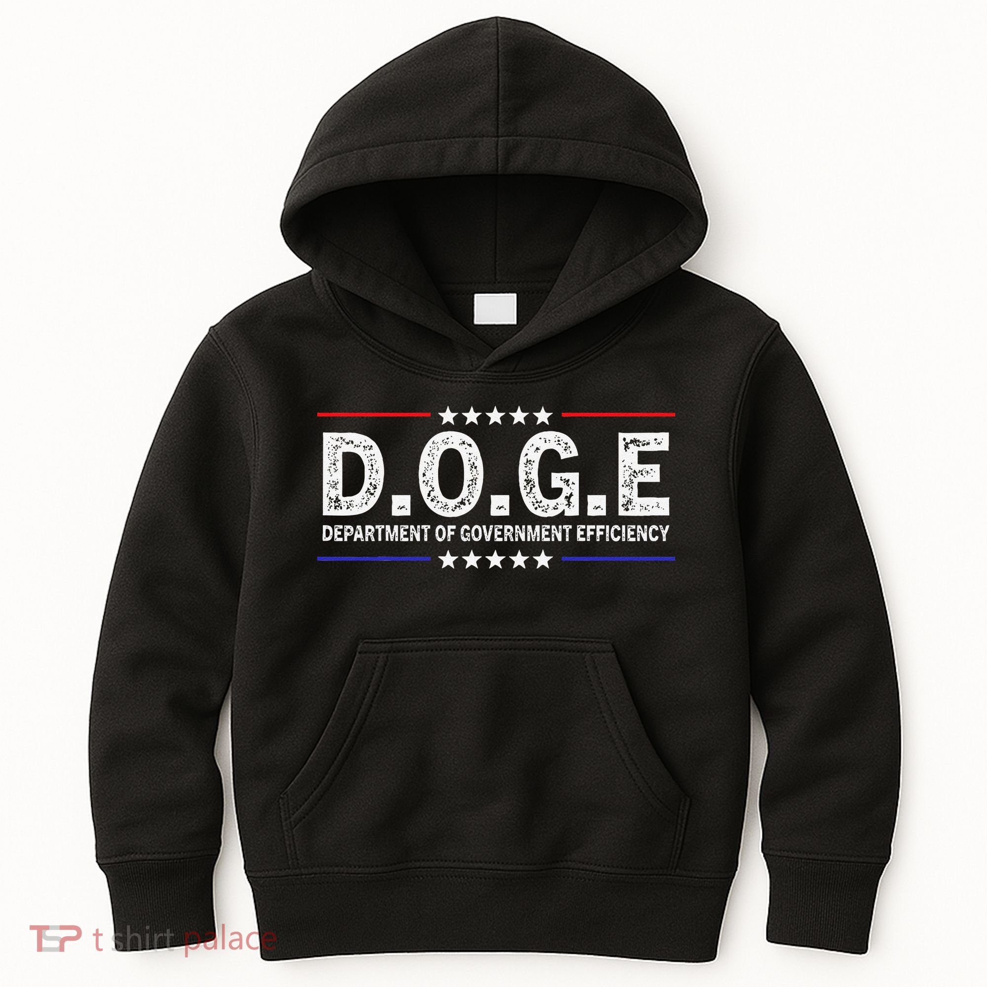 D.O.G.E Doge Department Of Government Efficiency Kids Hoodie