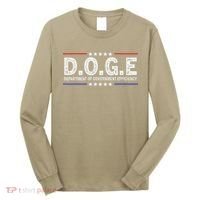 D.O.G.E Doge Department Of Government Efficiency Long Sleeve Shirt thumb 0