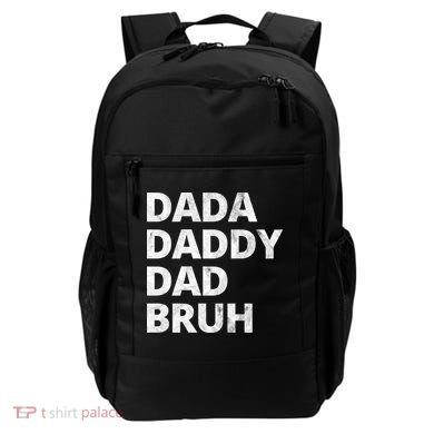 Dada Daddy Dad Bruh Vintage Funny Backpack