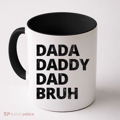 Dada Daddy Dad Bruh Vintage Funny Coffee Mug