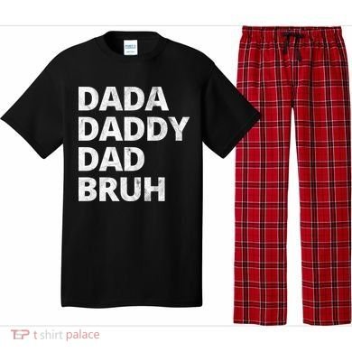 Dada Daddy Dad Bruh Vintage Funny Pajama Set
