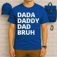 Dada Daddy Dad Bruh Vintage Funny T-Shirt thumb 6
