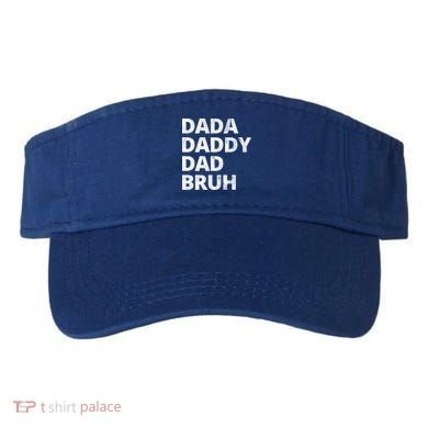 Dada Daddy Dad Bruh Vintage Funny Visor
