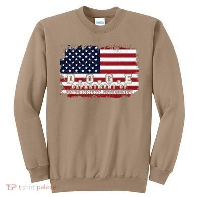 D.O.G.E. Doge Department Patriotic Office Worker Design Sweatshirt
