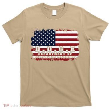 D.O.G.E. Doge Department Patriotic Office Worker Design T-Shirt