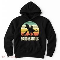 Daddy Dinosaur Daddysaurus 2 Father's Day Gift For Dad Hoodie thumb 0
