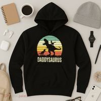 Daddy Dinosaur Daddysaurus 2 Father's Day Gift For Dad Hoodie thumb 3