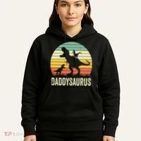 Daddy Dinosaur Daddysaurus 2 Father's Day Gift For Dad Hoodie thumb 5