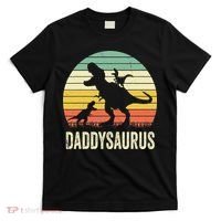 Daddy Dinosaur Daddysaurus 2 Father's Day Gift For Dad T-Shirt thumb 0