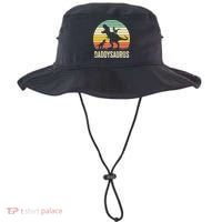 Daddy Dinosaur Daddysaurus 2 Father's Day Gift For Dad Bucket Hat thumb 0