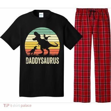 Daddy Dinosaur Daddysaurus 2 Father's Day Gift For Dad Pajama Set