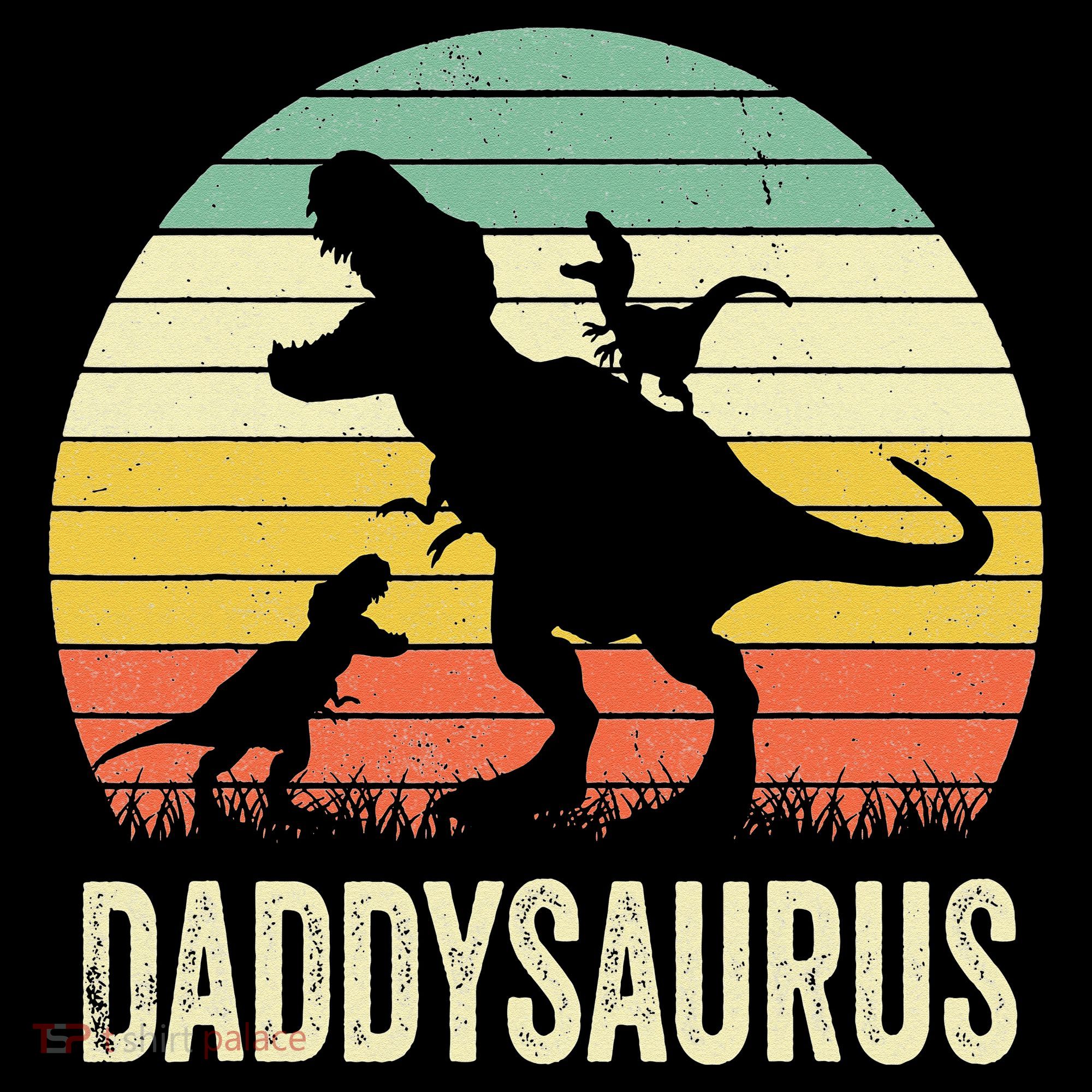 Daddy Dinosaur Daddysaurus 2 Father's Day Gift For Dad Polo