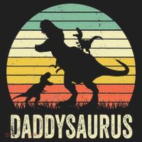 Daddy Dinosaur Daddysaurus 2 Father's Day Gift For Dad Hat thumb 2