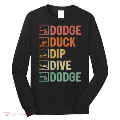 Duck Dip Dive Dodge Gaga Ball Kit Dodgeball Game Long Sleeve Shirt