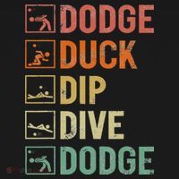 Duck Dip Dive Dodge Gaga Ball Kit Dodgeball Game Apron thumb 3