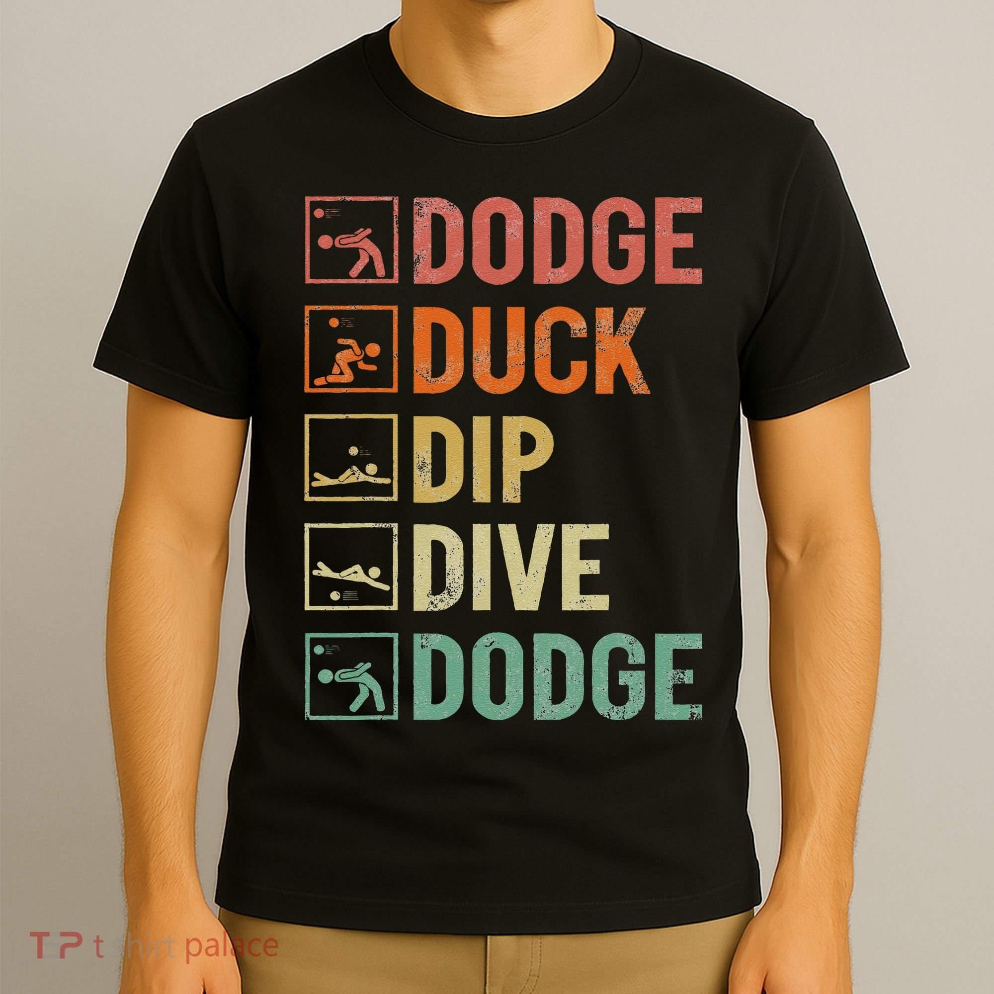 Duck Dip Dive Dodge Gaga Ball Kit Dodgeball Game T-Shirt