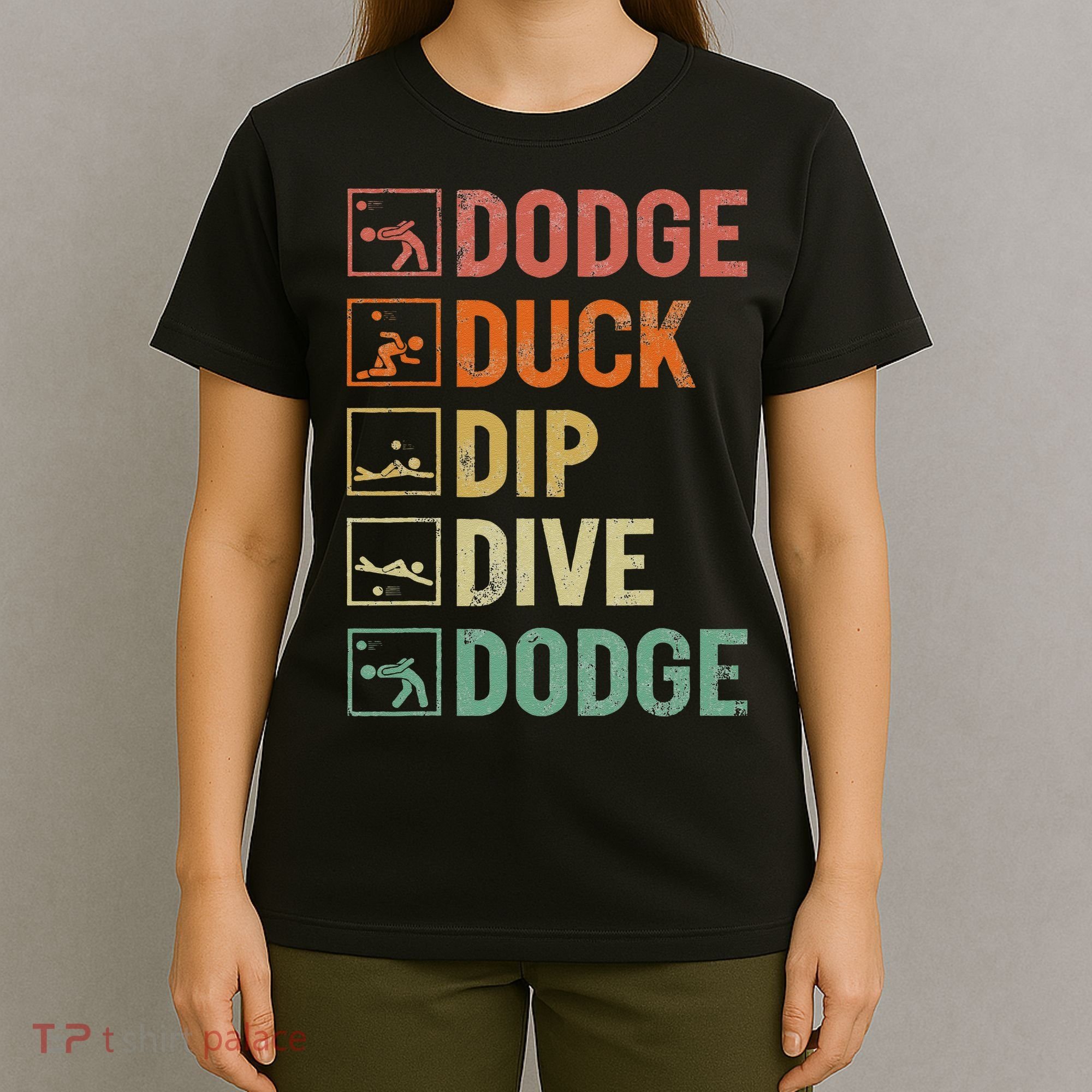 Duck Dip Dive Dodge Gaga Ball Kit Dodgeball Game T-Shirt