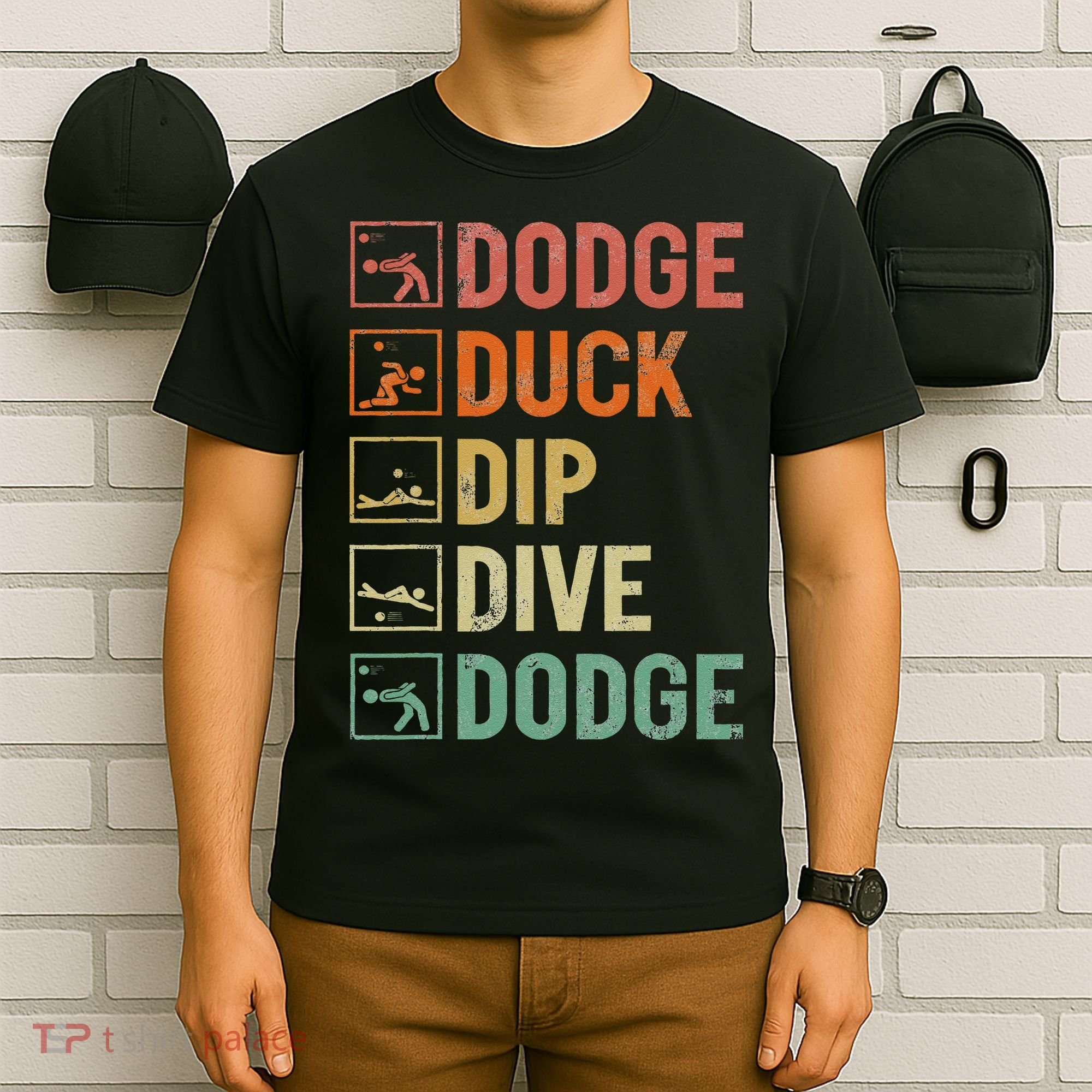 Duck Dip Dive Dodge Gaga Ball Kit Dodgeball Game T-Shirt