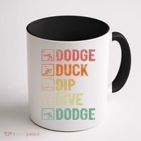 Duck Dip Dive Dodge Gaga Ball Kit Dodgeball Game Coffee Mug thumb 1