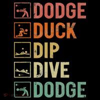 Duck Dip Dive Dodge Gaga Ball Kit Dodgeball Game Women's Hoodie thumb 2