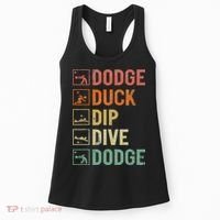 Duck Dip Dive Dodge Gaga Ball Kit Dodgeball Game Women's Tank Top thumb 0