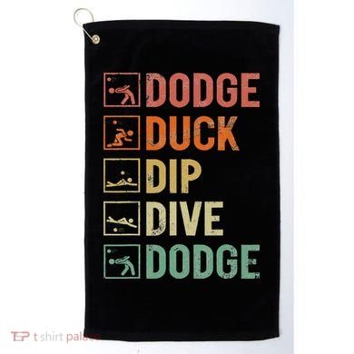 Duck Dip Dive Dodge Gaga Ball Kit Dodgeball Game Golf Towel