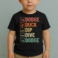 Duck Dip Dive Dodge Gaga Ball Kit Dodgeball Game Toddler T-Shirt thumb 2