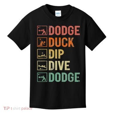 Duck Dip Dive Dodge Gaga Ball Kit Dodgeball Game Kids T-Shirt