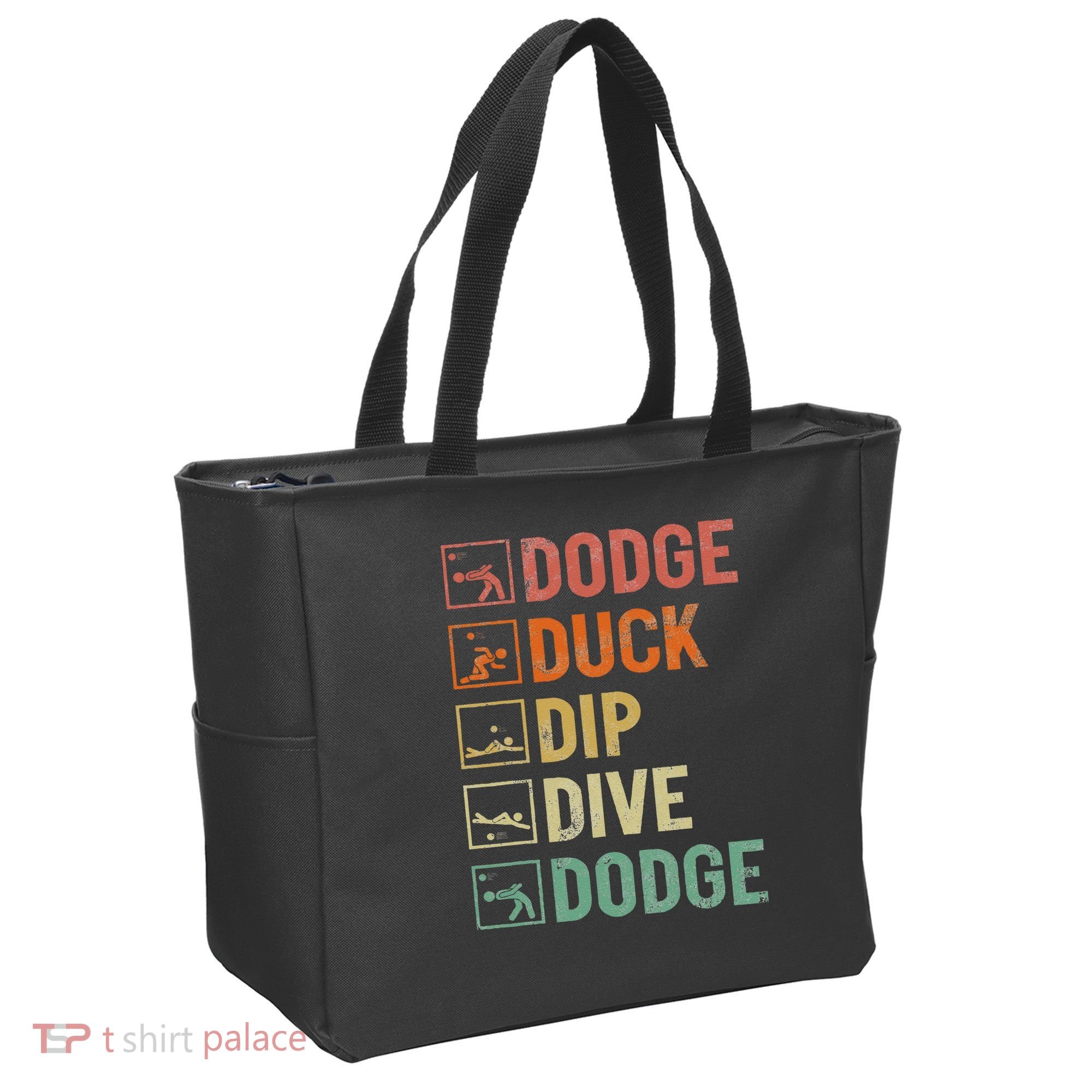Duck Dip Dive Dodge Gaga Ball Kit Dodgeball Game Tote Bag