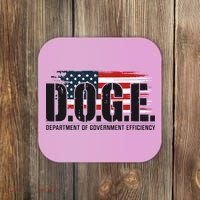 D.O.G.E Doge Department Of Government Efficiency Coaster thumb 0