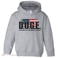 D.O.G.E Doge Department Of Government Efficiency Toddler Hoodie thumb 0