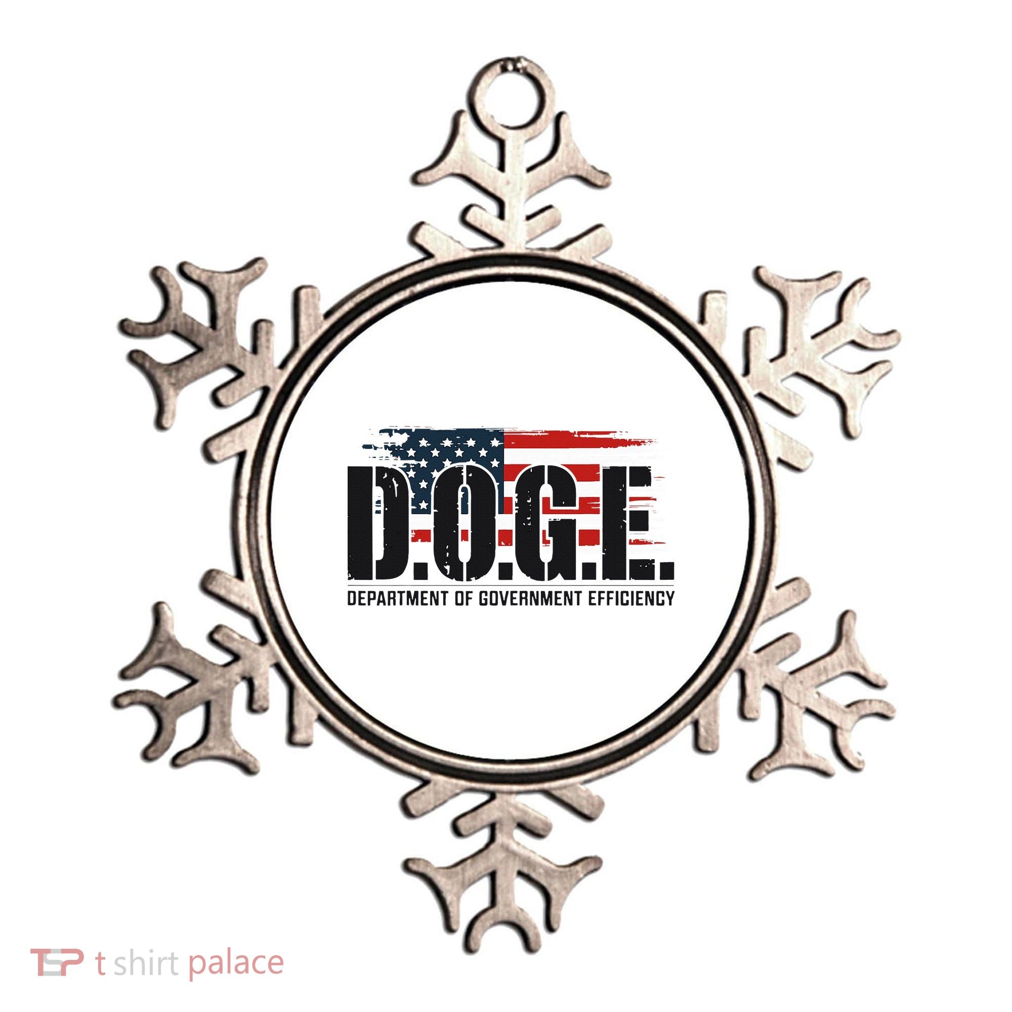 D.O.G.E Doge Department Of Government Efficiency Ornament