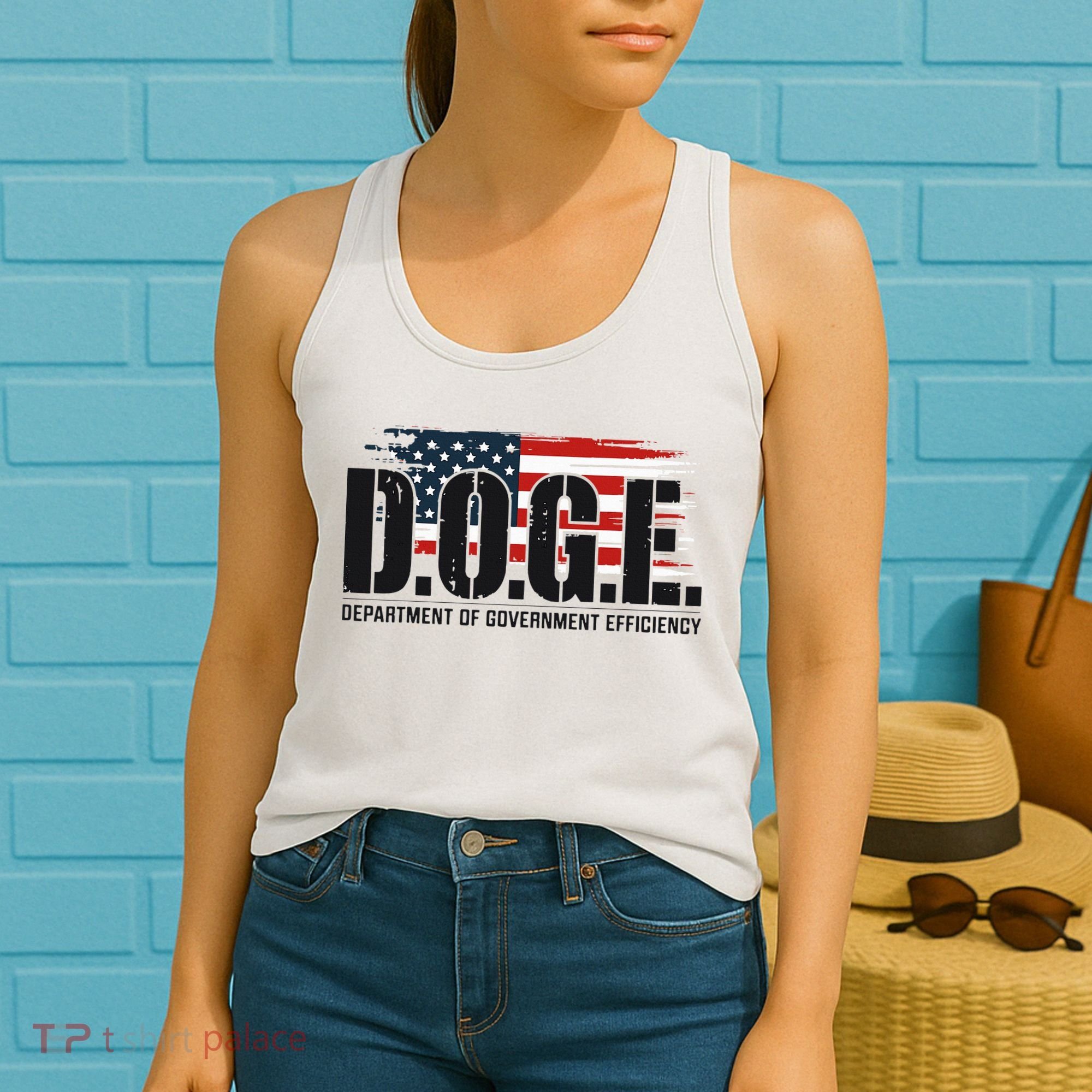 D.O.G.E Doge Department Of Government Efficiency Women's Tank Top