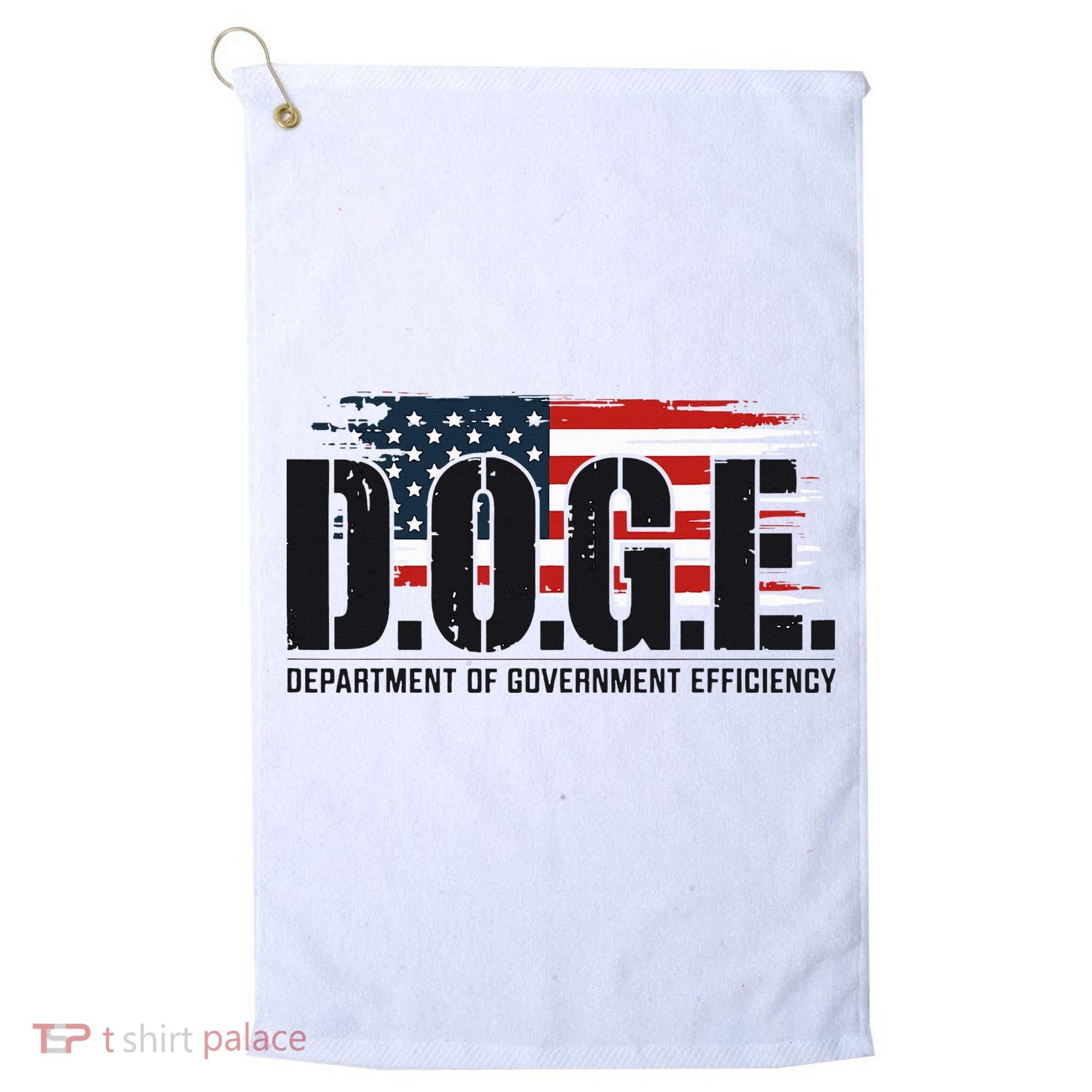 D.O.G.E Doge Department Of Government Efficiency Golf Towel