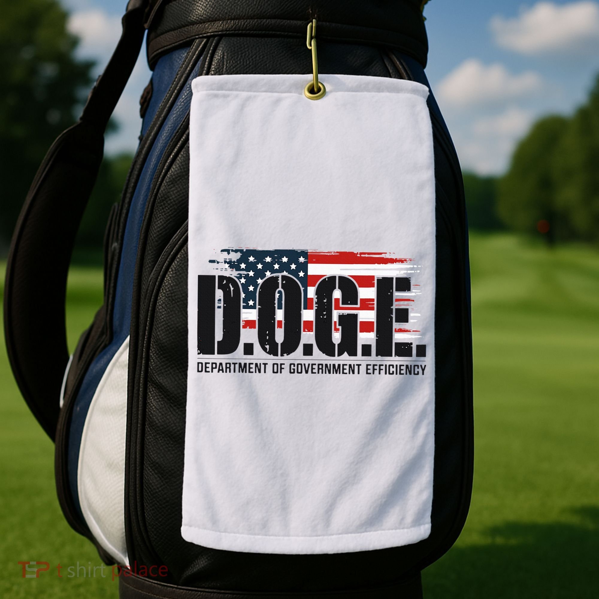 D.O.G.E Doge Department Of Government Efficiency Golf Towel