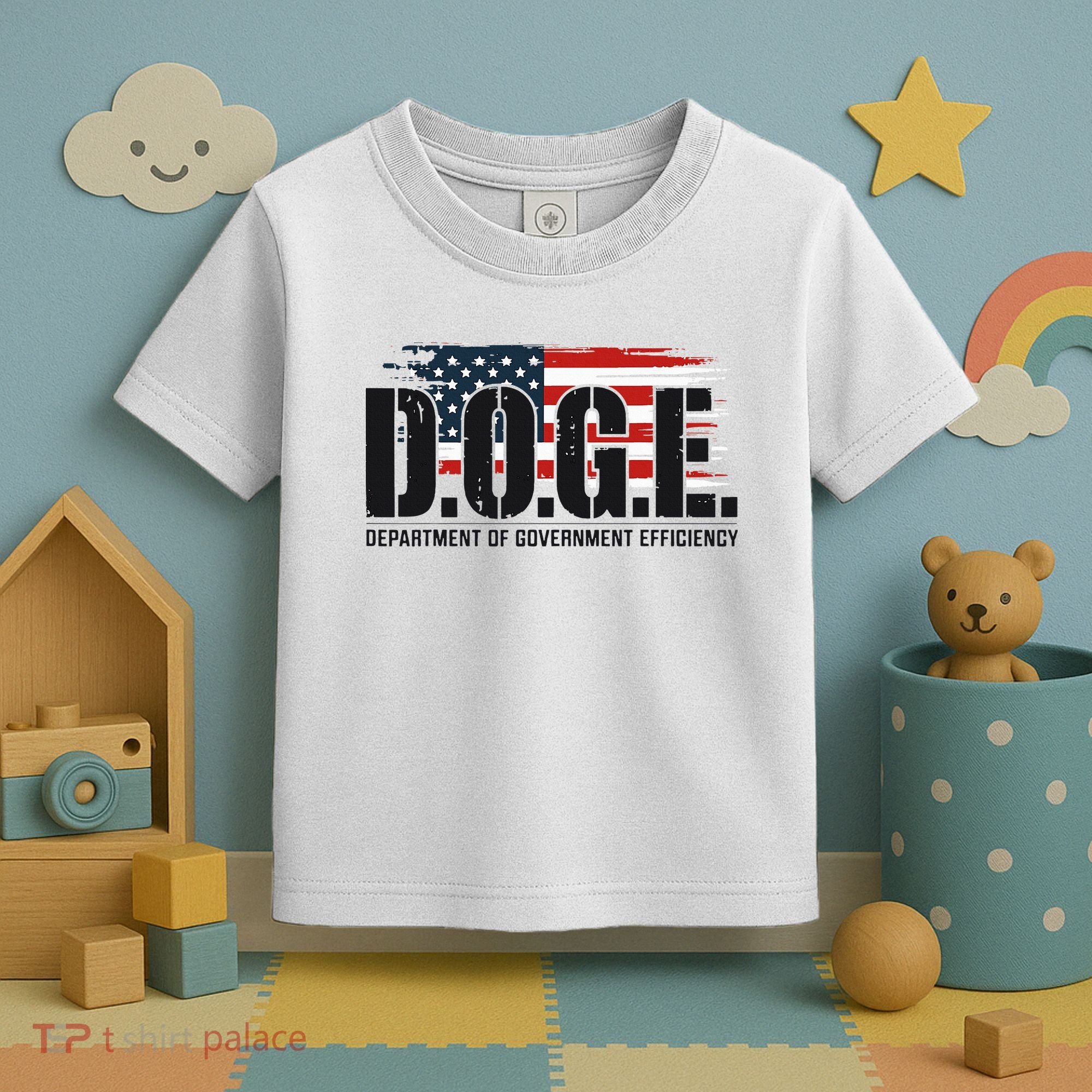 D.O.G.E Doge Department Of Government Efficiency Toddler T-Shirt