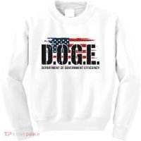 D.O.G.E Doge Department Of Government Efficiency Kids Sweatshirt thumb 0