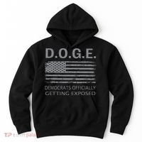 D.O.G.E Doge Democrats Getting Exposed Hoodie thumb 0