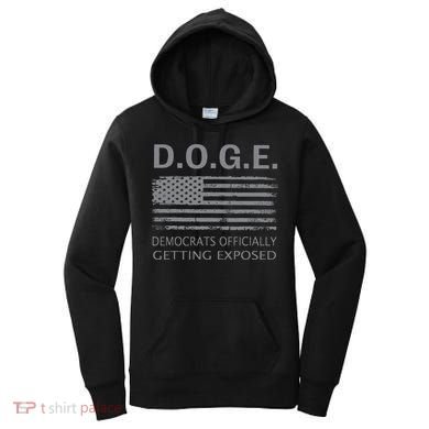 D.O.G.E Doge Democrats Getting Exposed Women's Hoodie