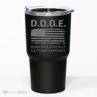 D.O.G.E Doge Democrats Getting Exposed Tumbler thumb 0