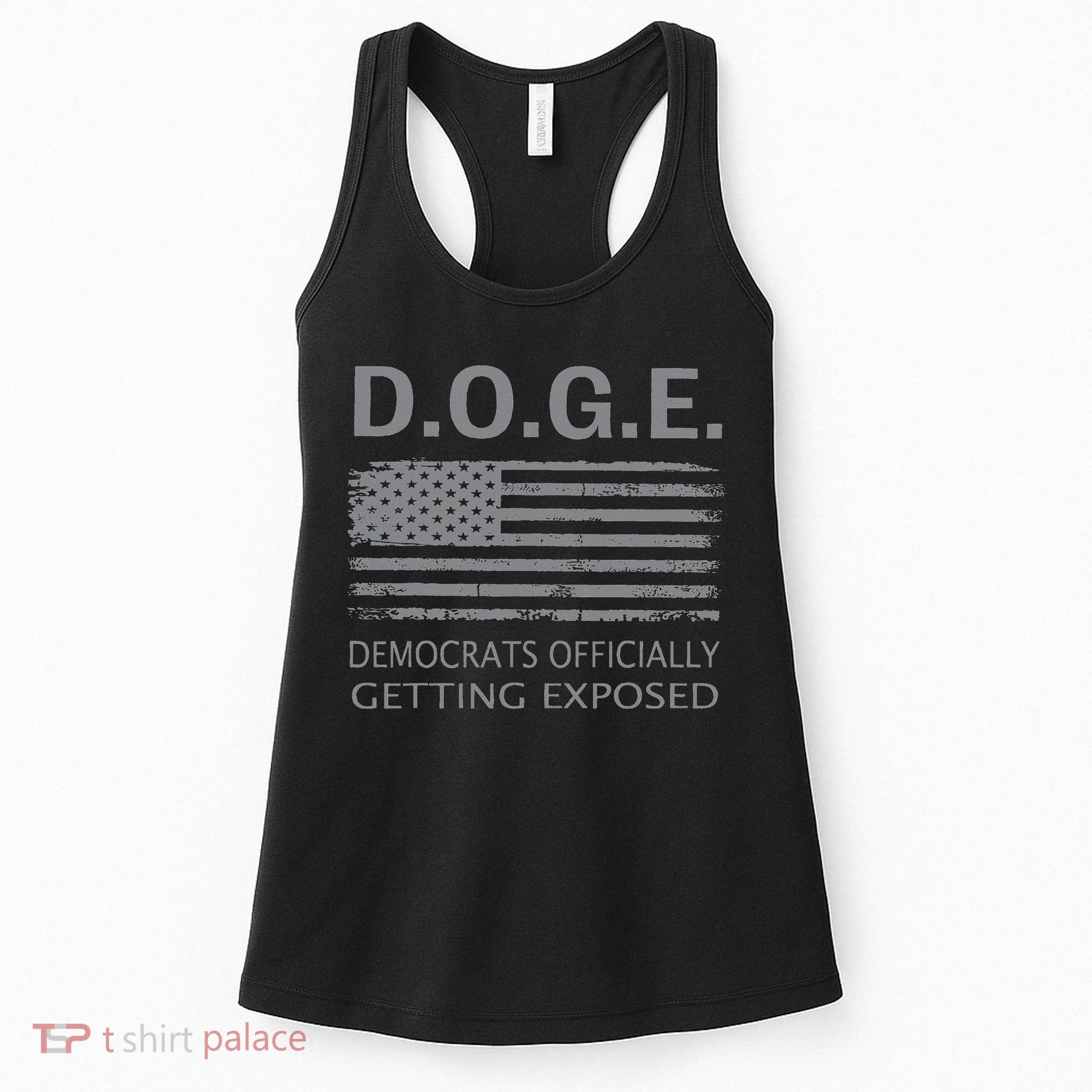 D.O.G.E Doge Democrats Getting Exposed Women's Tank Top
