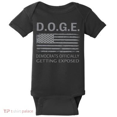 D.O.G.E Doge Democrats Getting Exposed Baby Bodysuit