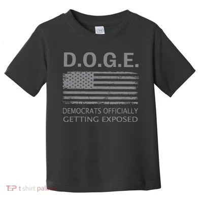 D.O.G.E Doge Democrats Getting Exposed Toddler T-Shirt
