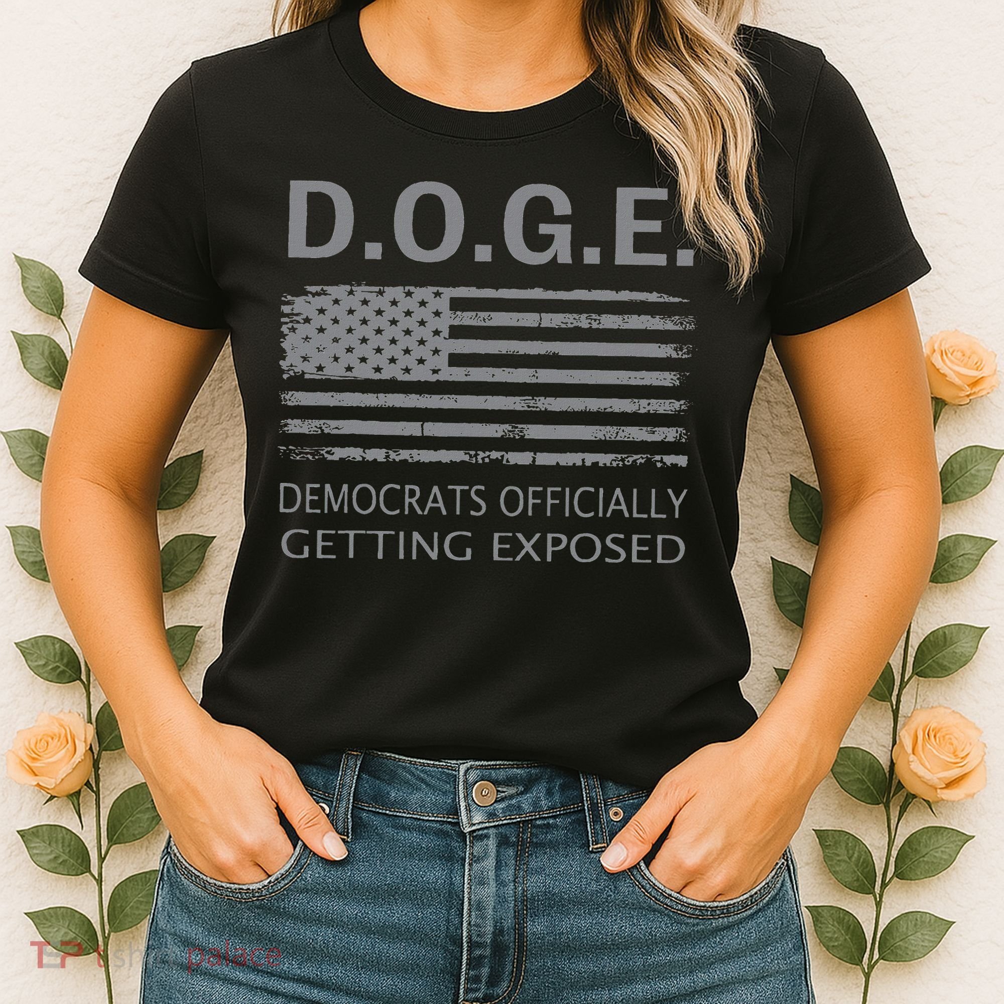 D.O.G.E Doge Democrats Getting Exposed Women's T-Shirt