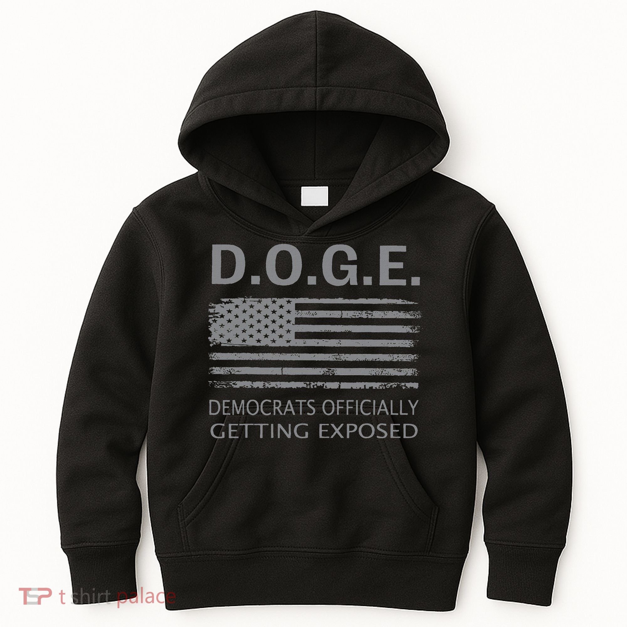 D.O.G.E Doge Democrats Getting Exposed Kids Hoodie